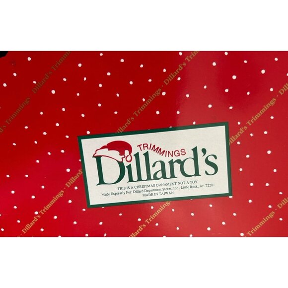 Blown Glass Red Grapes Embossed Large 3 Piece Christmas Ornament Vtg Dillards - Picture 6 of 8